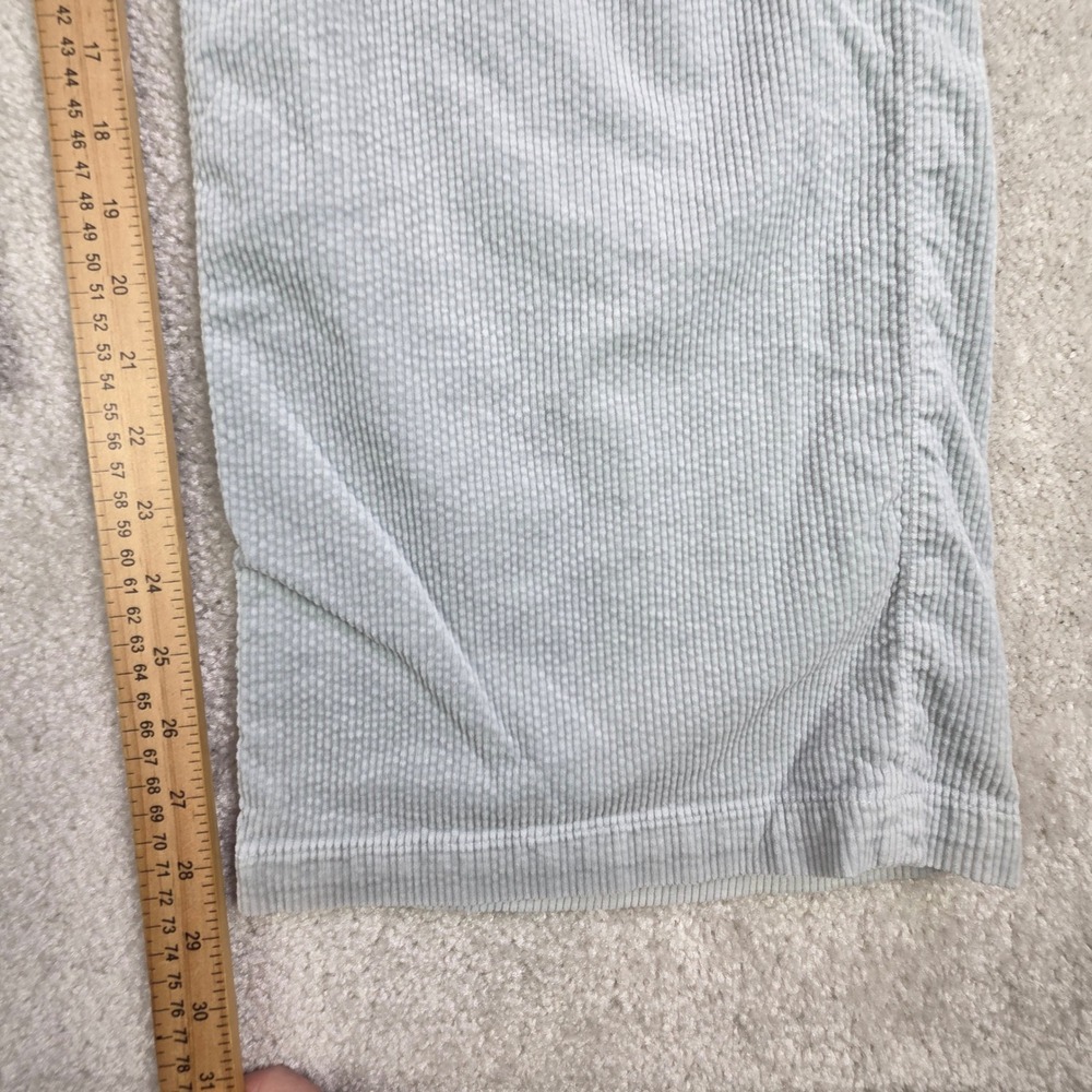 American Eagle Wide Leg Trouser Corduroy Pants Blue Womens Size 2 Regular - Picture 10 of 10